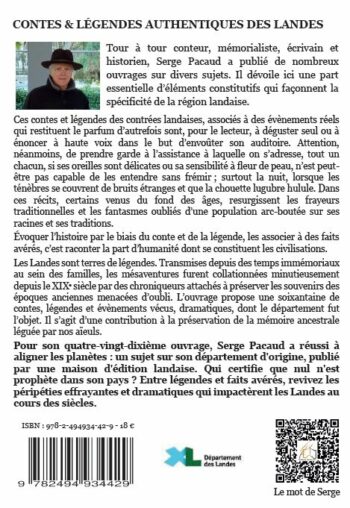 Contes et légendes authentiques des Landes, écrit par Serge Pacaud, 4ème